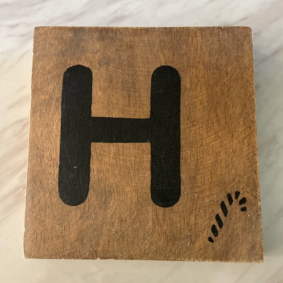 CHRISTMAS 4 PC WOODEN WORD "WISH" WALL/TABLE DECOR - Picture 9 of 10